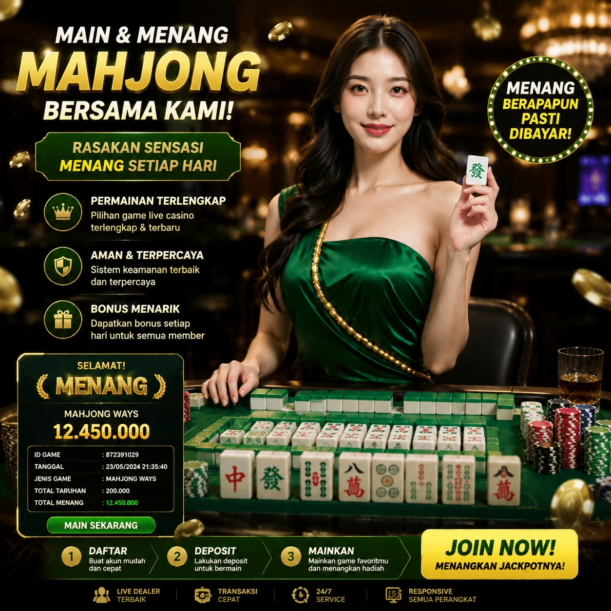 Ikon aplikasi hajar777 resmi